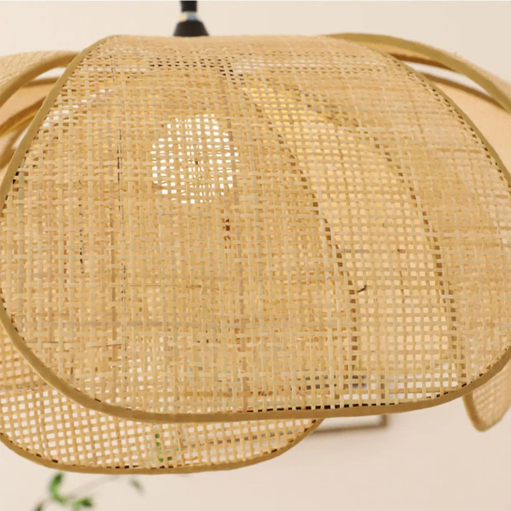 Hand-Woven Rattan Ceiling Light