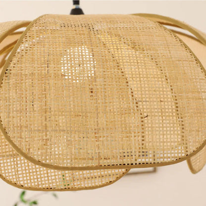 Hand-Woven Rattan Ceiling Light