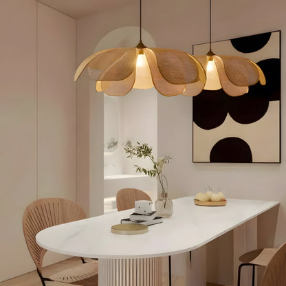 Hand-Woven Rattan Ceiling Light