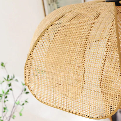 Hand-Woven Rattan Ceiling Light