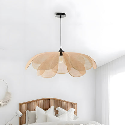 Hand-Woven Rattan Ceiling Light