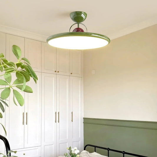 Bauhaus Disc Semi-Flush Ceiling Light
