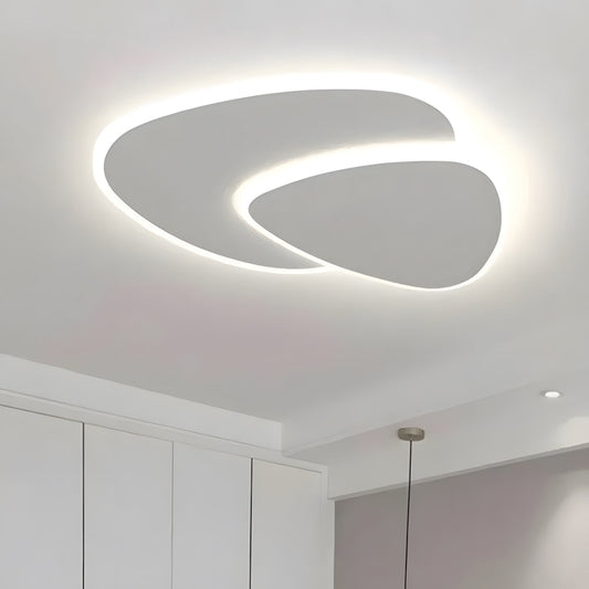 Modern Triangular White Acrylic Ceiling Light