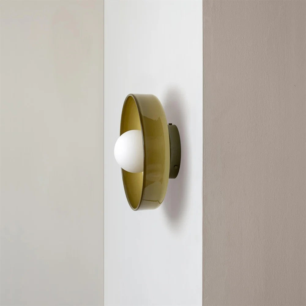 Modern Round Glass Ceiling Light