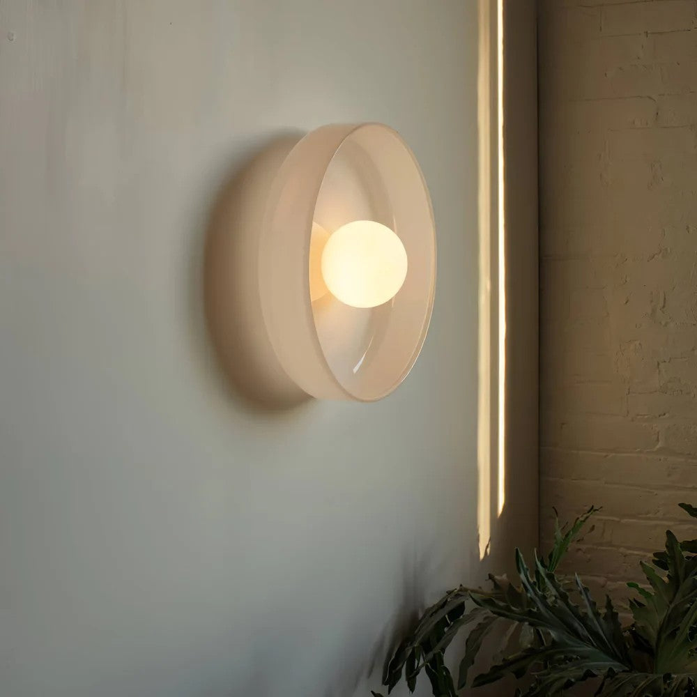 Modern Round Glass Ceiling Light