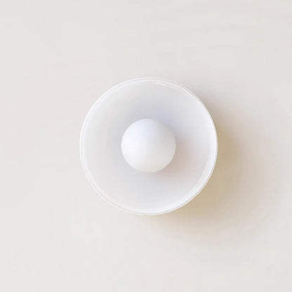 Modern Round Glass Ceiling Light