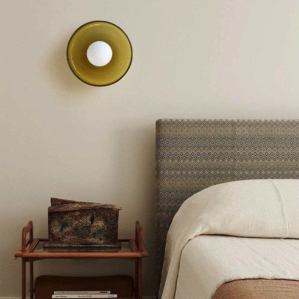 Modern Round Glass Ceiling Light
