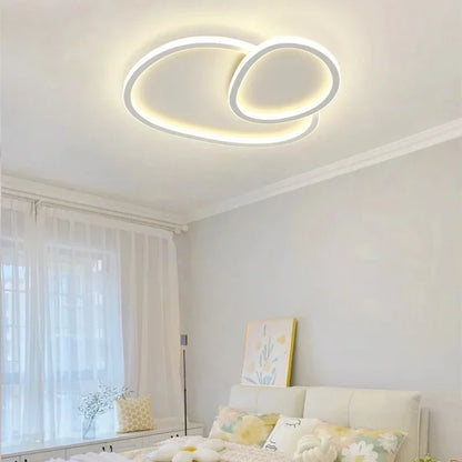 White Round Ceiling Light