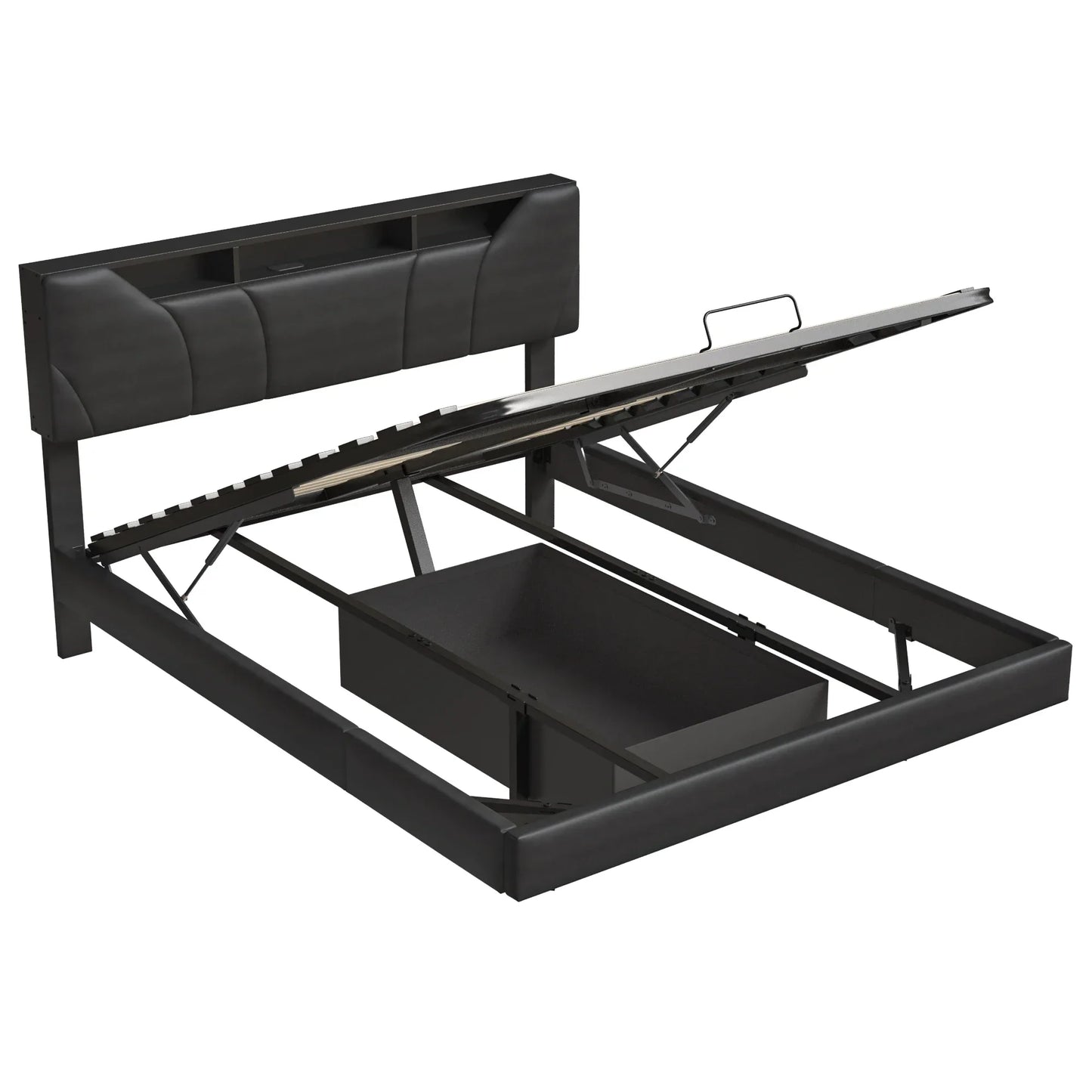 Floating Design Storage Bed with Drawer