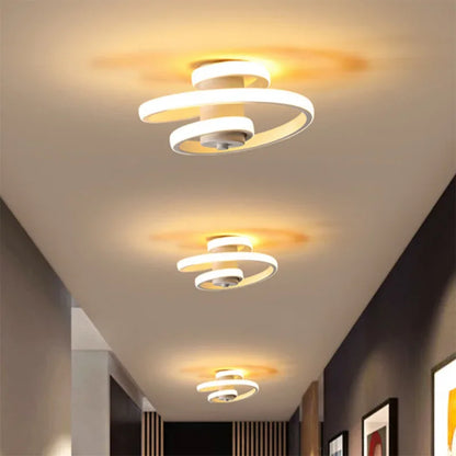 Spiral Ceiling Light