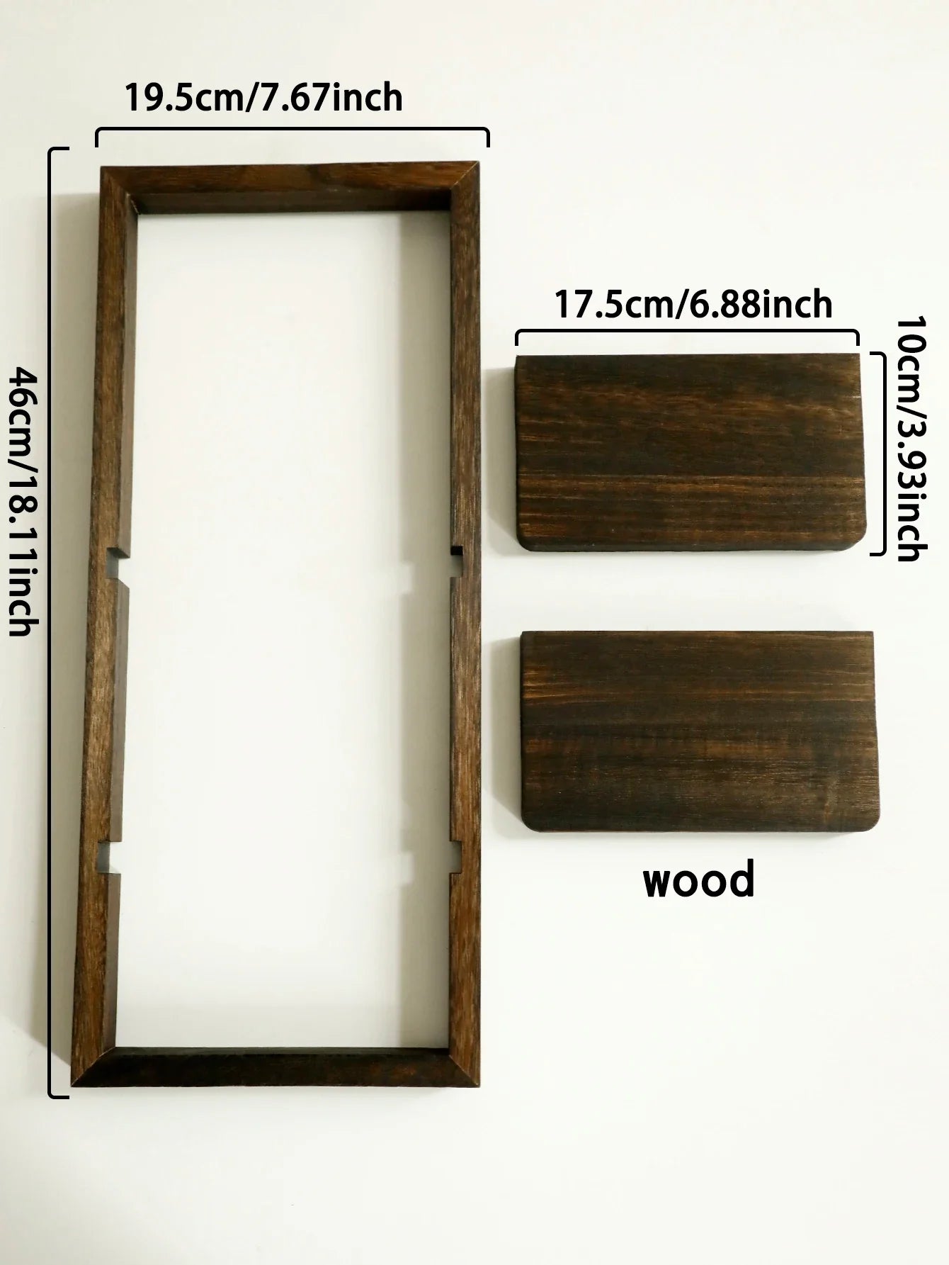 Rustic Wood Wall Shelf