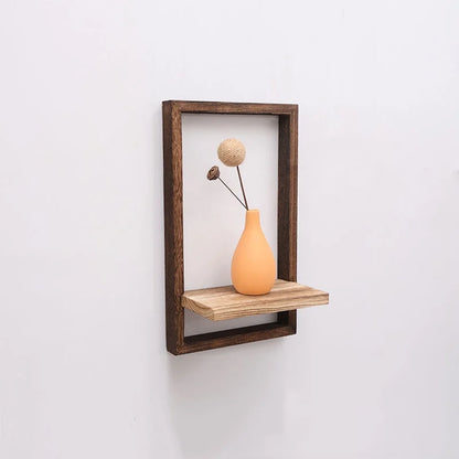 Floating Wood Wall Shelves