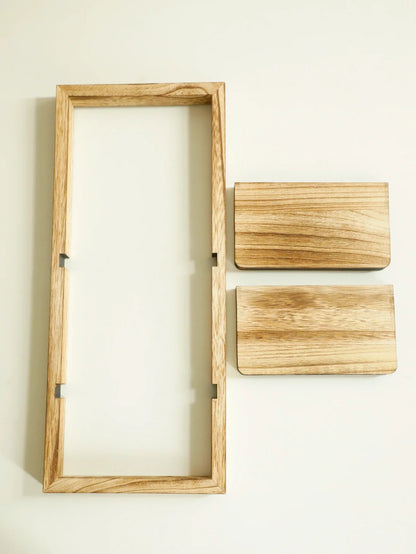 Rustic Wood Wall Shelf