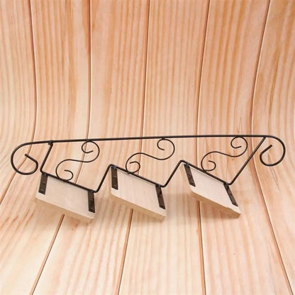 Staircase-Style Metal Wall Shelf
