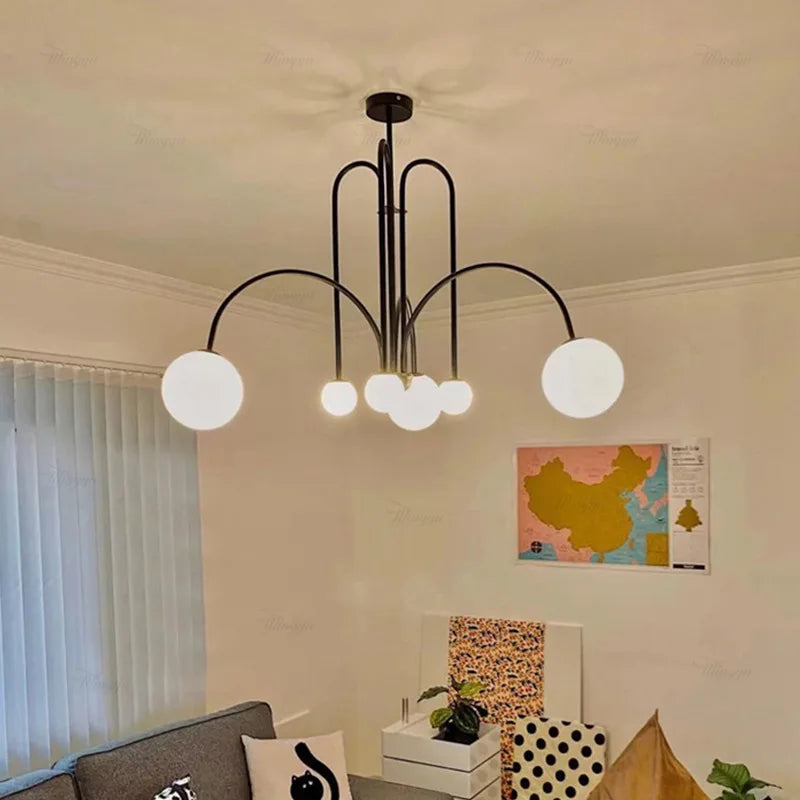 Nordic-Style Multi-Arm Spider Ceiling Light