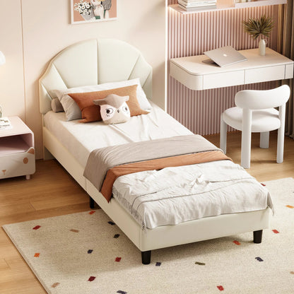 Single Velvet Bed with Flower Design