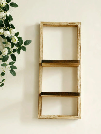 Rustic Wood Wall Shelf