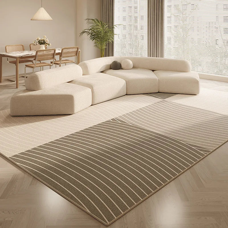 Taupe Ombre Wave Chic Rug