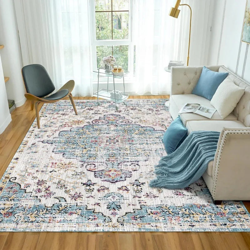 Pastel Multicolored Boho Rug