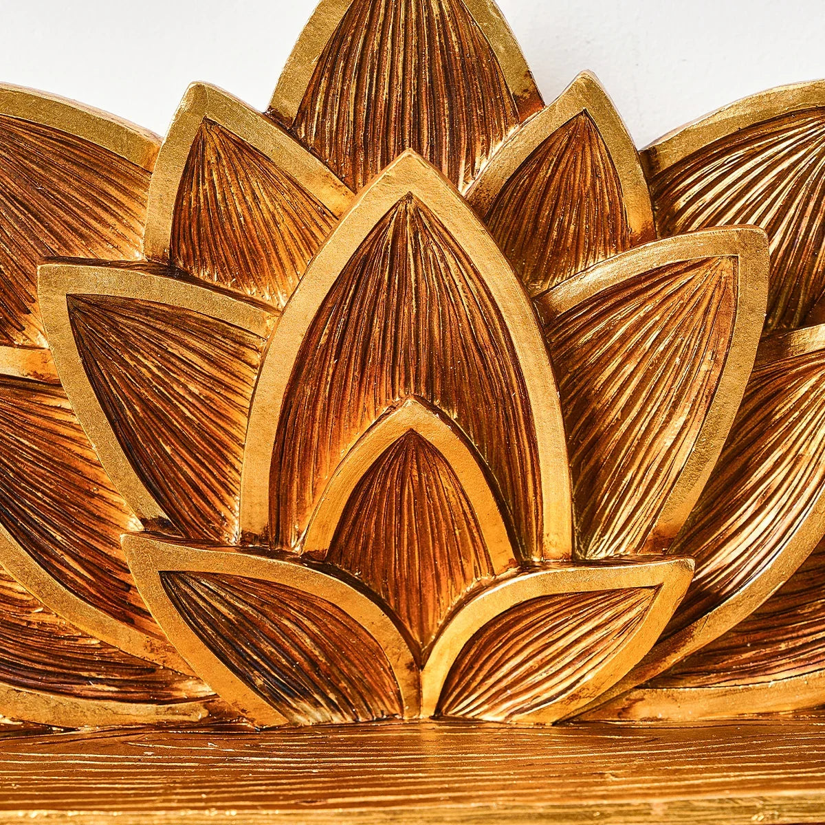 Resin Lotus Wall Shelf
