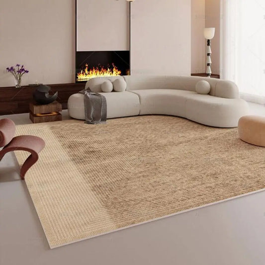 Brown Sisal-Style Plain Rug