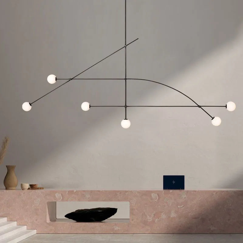 Modern Asymmetric Geometric Ceiling Light
