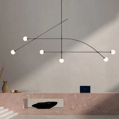 Modern Asymmetric Geometric Ceiling Light