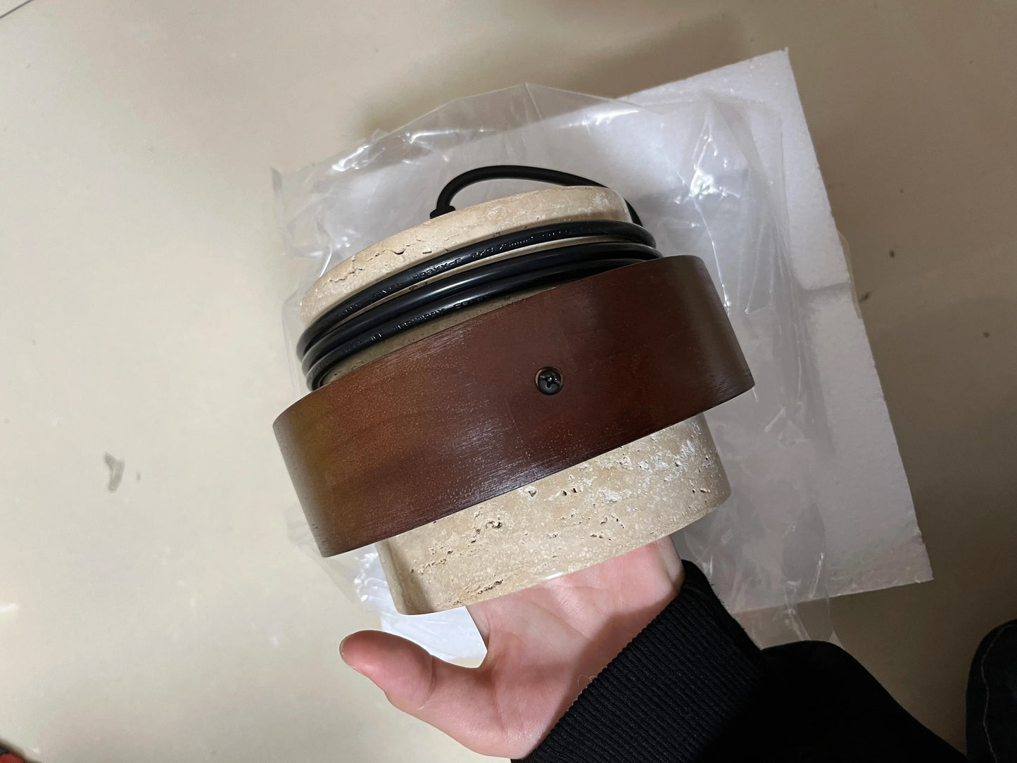 Wabi-Sabi Stone Bar Pendant Light