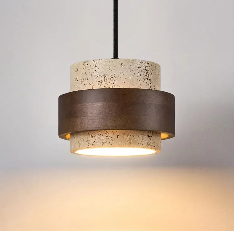 Wabi-Sabi Stone Bar Pendant Light