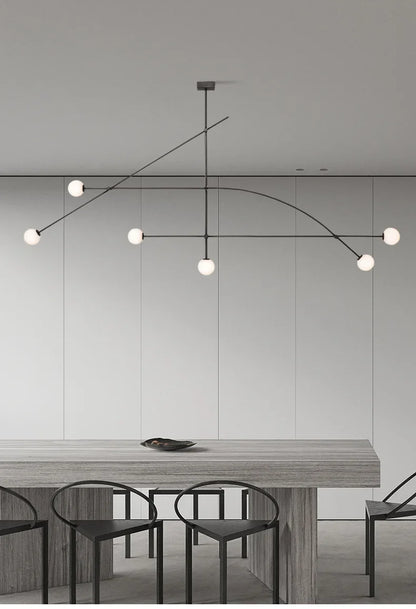 Modern Asymmetric Geometric Ceiling Light