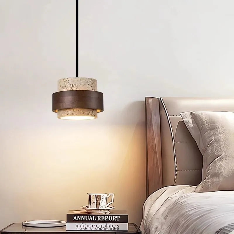 Wabi-Sabi Stone Bar Pendant Light