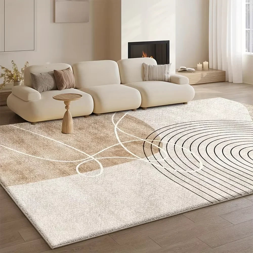 Camel Arched Graphic Rug