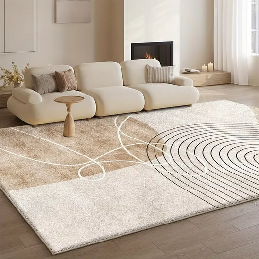 Camel Arched Graphic Rug