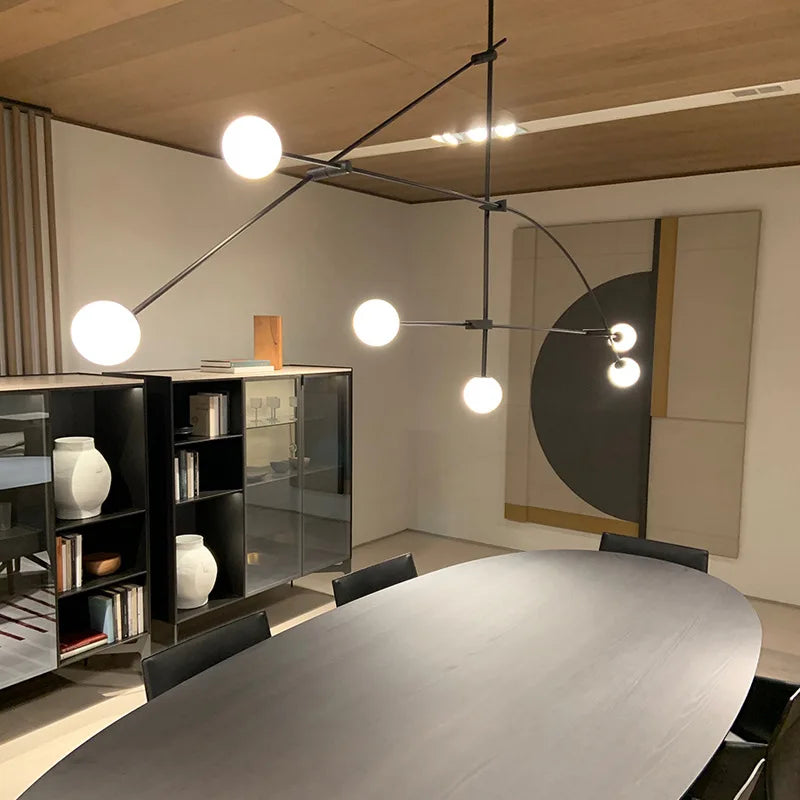 Modern Asymmetric Geometric Ceiling Light