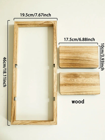 Rustic Wood Wall Shelf