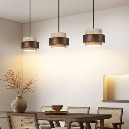 Wabi-Sabi Stone Bar Pendant Light