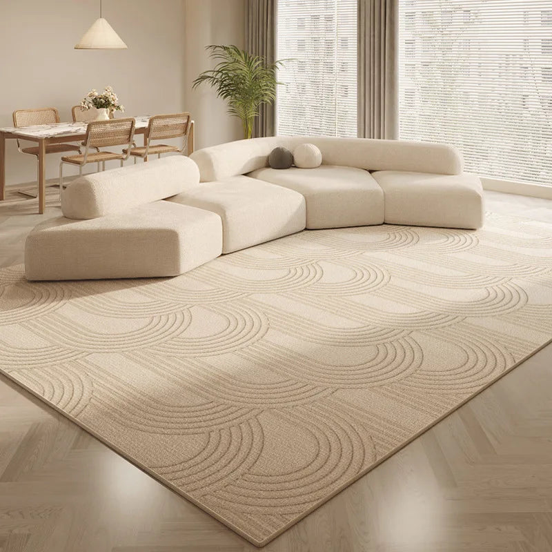Beige Wavy Chic Rug