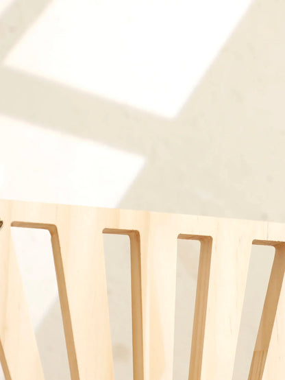 Bohemian Sunburst Natural Wood Wall Shelf