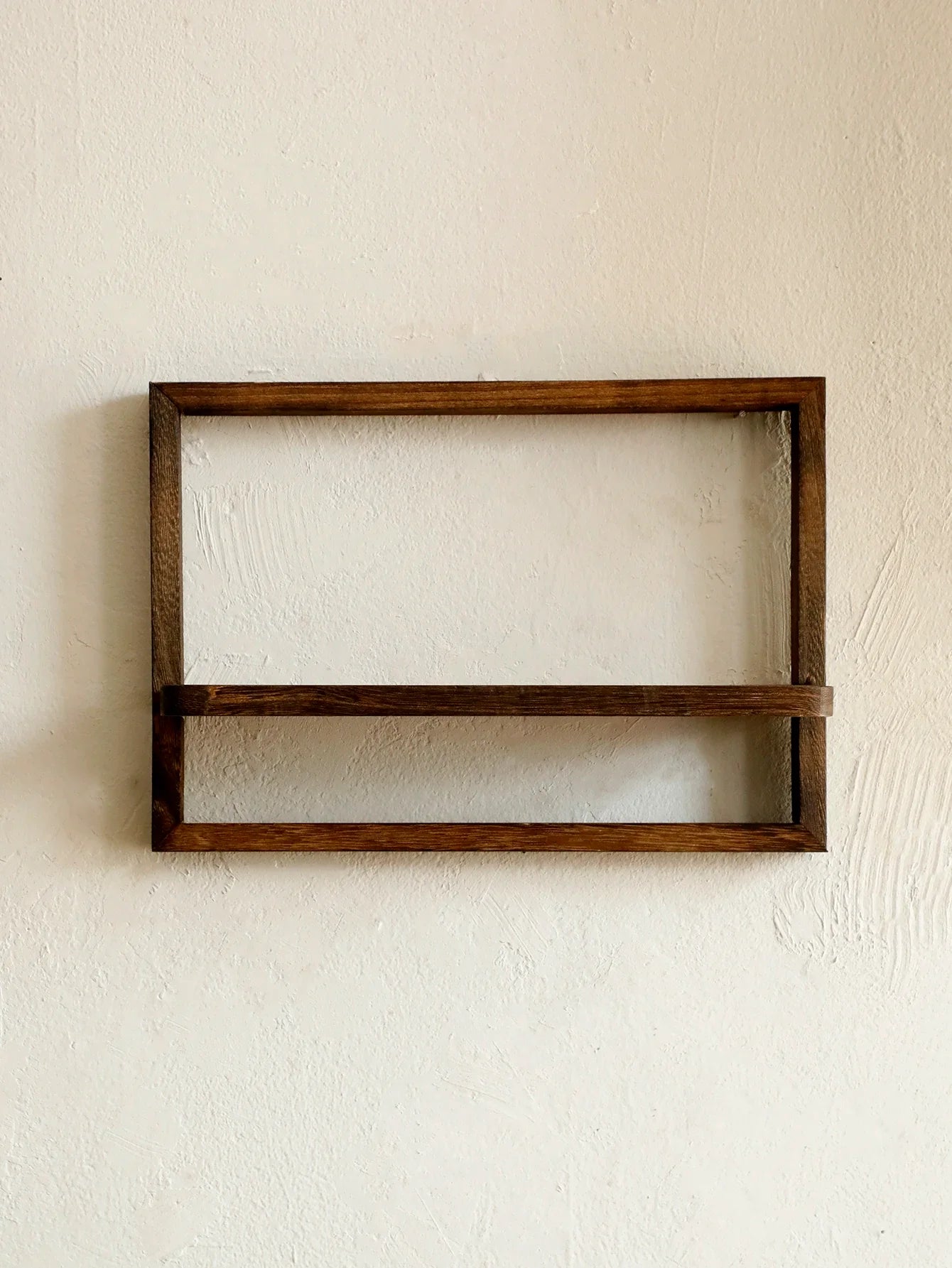 Rustic Floating Wood Wall Shelves