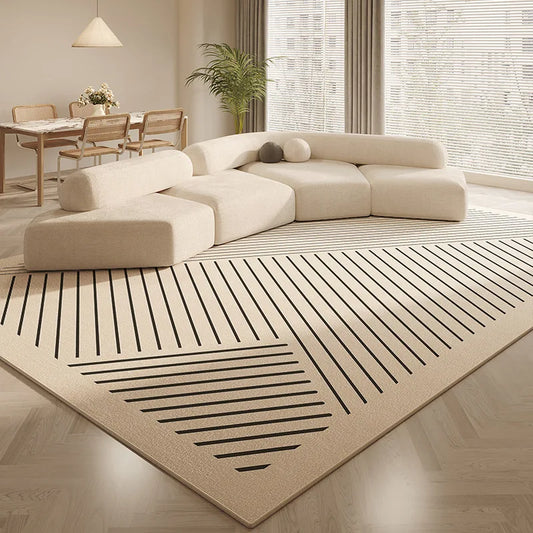 Beige Black-Line Chic Rug