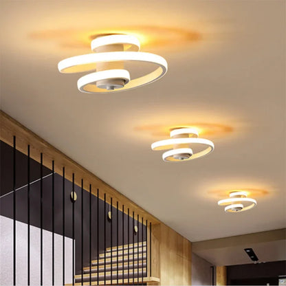 Spiral Ceiling Light