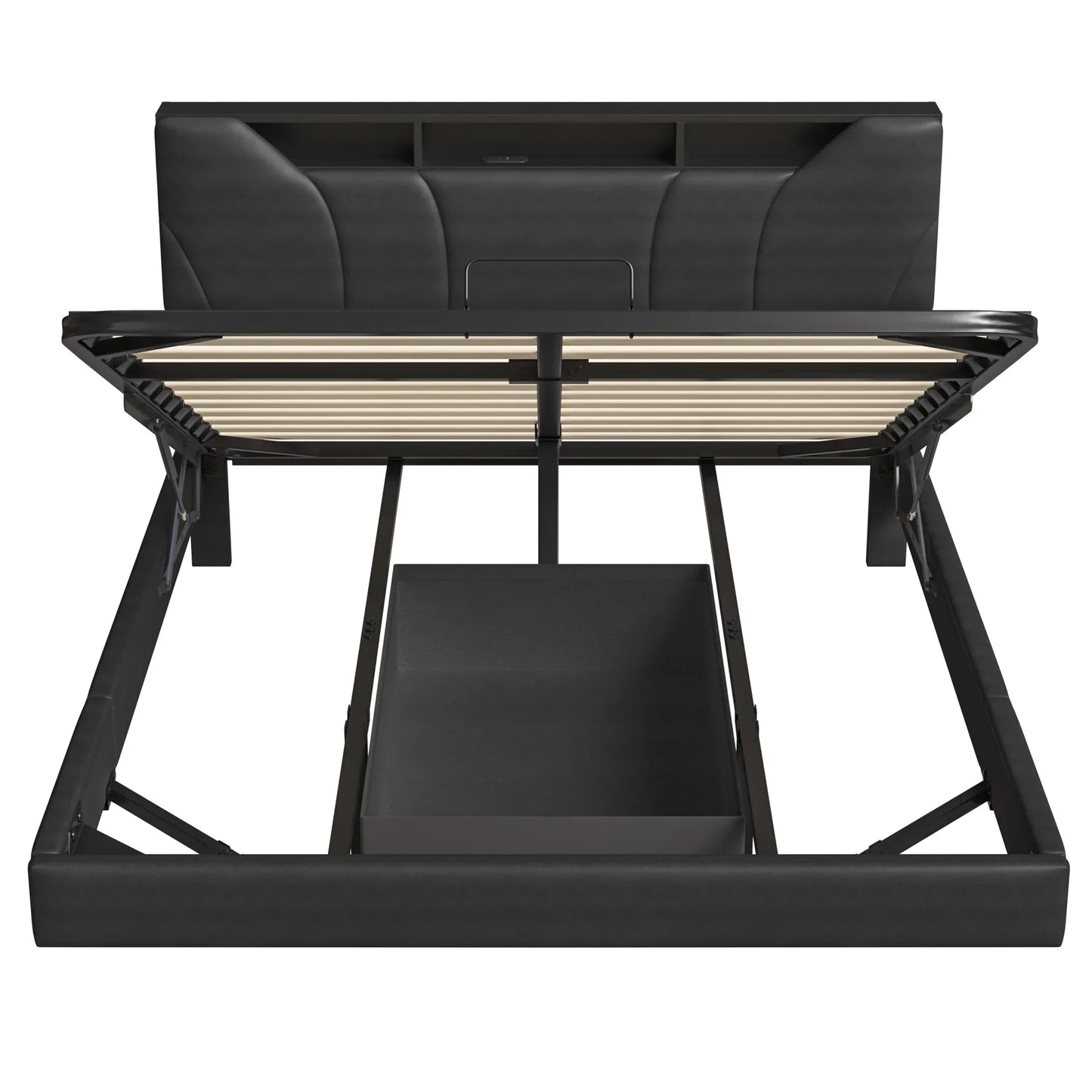 Floating Design Storage Bed with Drawer