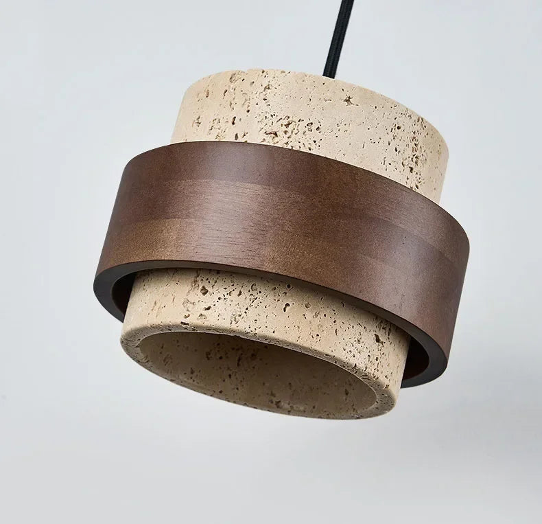 Wabi-Sabi Stone Bar Pendant Light
