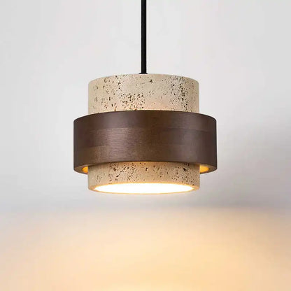 Wabi-Sabi Stone Bar Pendant Light