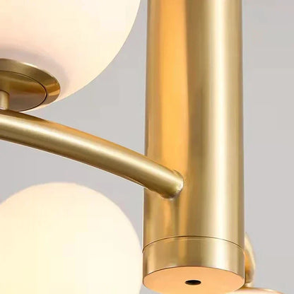 Nordic-Style Glass Globe Chandelier