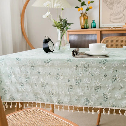 Green Tablecloth