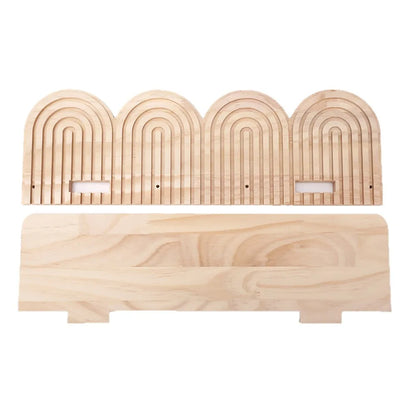 Spiral Solid Wood Wall Shelf