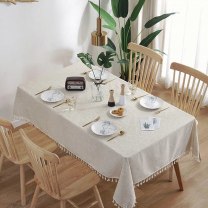 Natural Linen Tablecloth