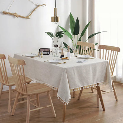 Natural Linen Tablecloth
