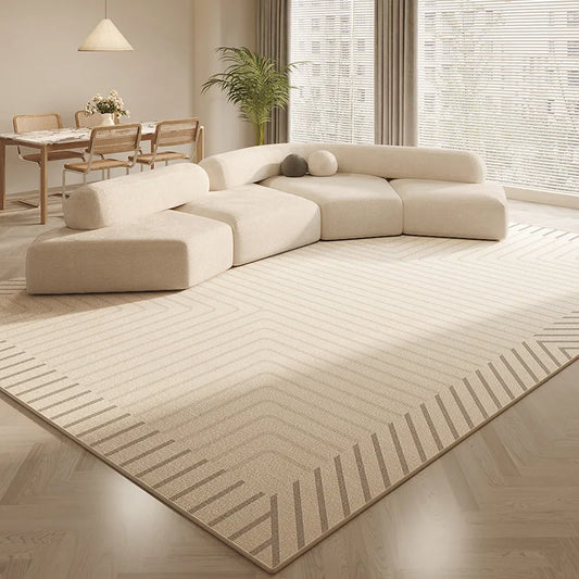 Cream Chevron Chic Rug